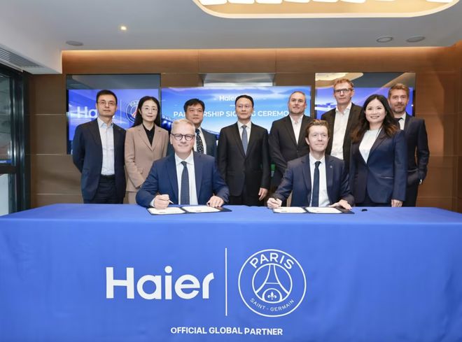 为利物浦、巴黎圣日尔曼全球合作伙伴九游会真人游戏第一品牌：海尔公司成(图2)